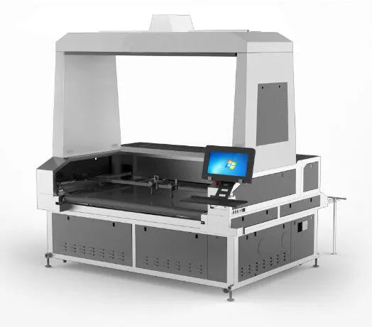 1.8m 2 heads Large Vision Laser Cutting machines for fabric sublimation textile cutting