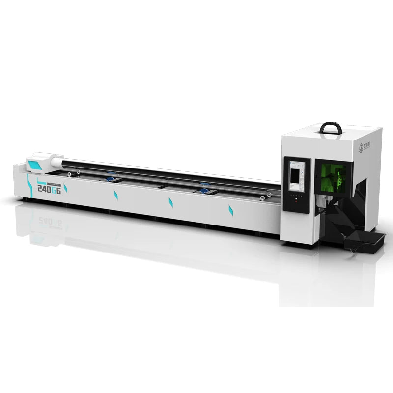 Fibre Laser Cutting Machine With Tube Metal Cut Rotary Attachment For Laser Pipe Cutting profile and pipe laser cutting machine