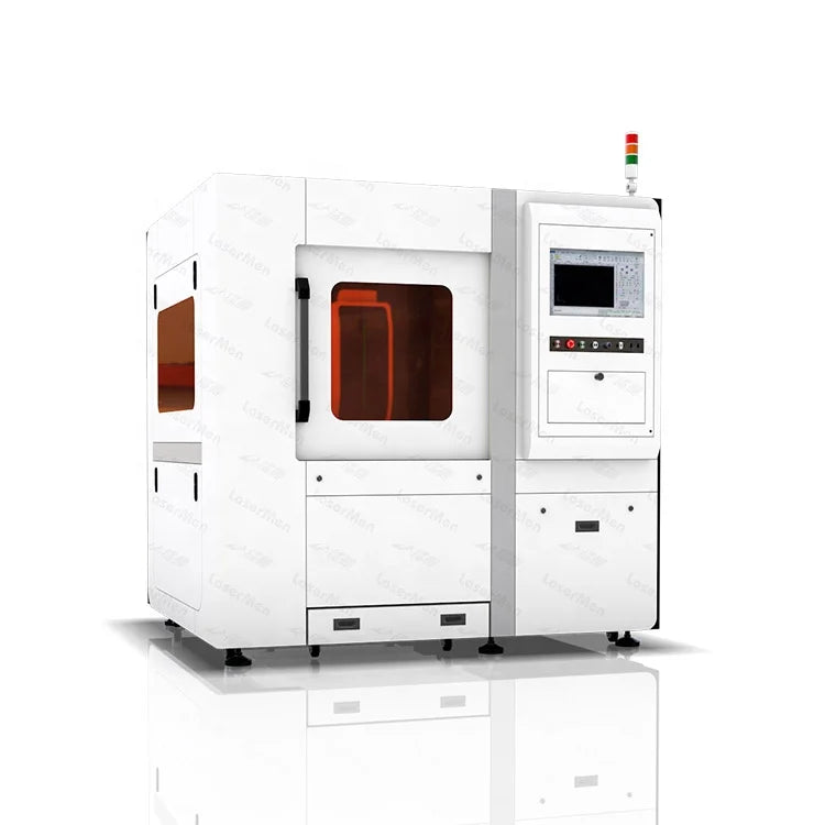 New product LM-6080P 1.5kw small size fiber laser cutting machine with high cutting precision