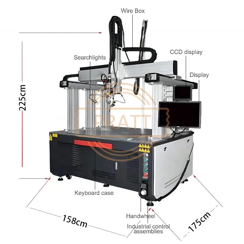 Polymer Pouch Cell Module Laser Welding Machine Welder Equipment for Square Shell and Cylindrical Battery Assembly