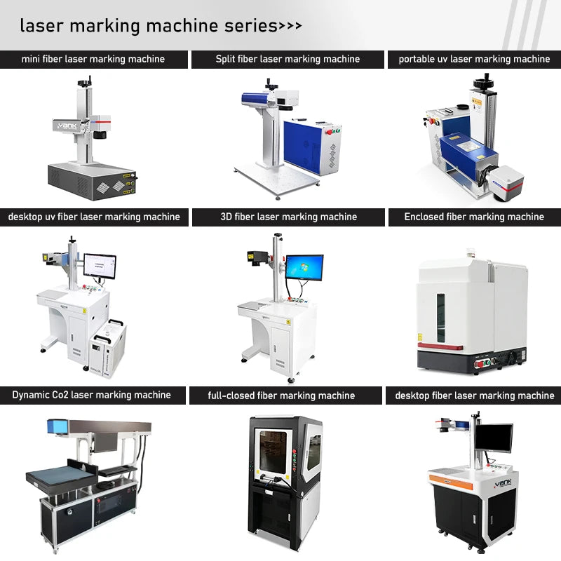 Laser Marking Machine Marker 30W 50W 100W Fiber Laser Marking Machine 2.5D 3D Laser Engraving Metal JPT Mopa Jewelry Engraver