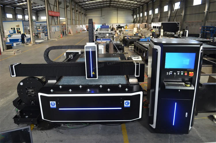 Metal pipe and sheet fiber laser cutting machine 1530 Open type cnc laser cutter 6kw 3kw 12kw