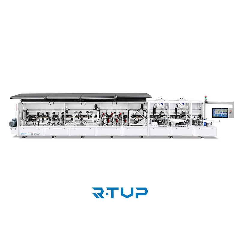 R-TUP Full Automatic High Speed Edge Banding Machine Crawler Conveyor Edgebander