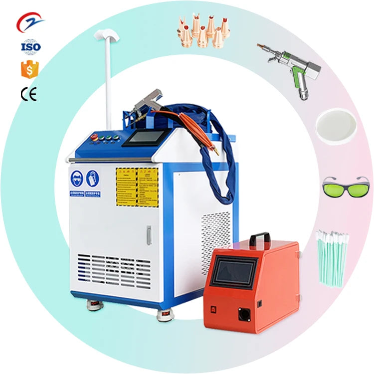 4 In 1 Cutting Cleaning Welding 1000W 1500W 2000W Handheld Fiber Laser Welding Machine