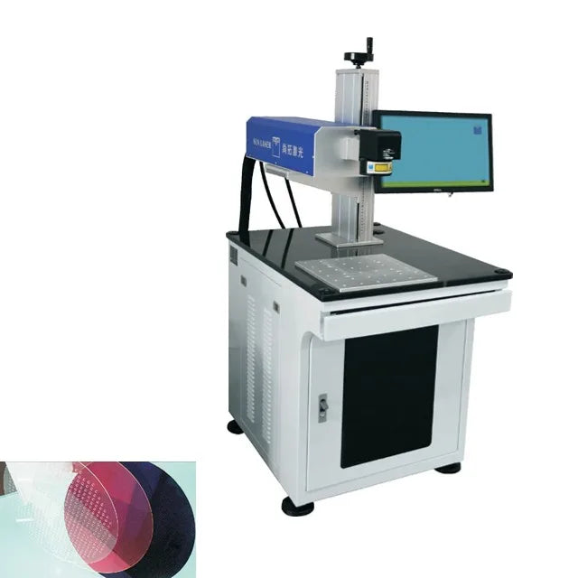 Uv Laser Engraving  Laser Marking Machine Uv Engraving Machine 30W With Rotary Galvo Laser Engraving Machine