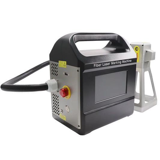 New Design Portable Mini Hand Held 20W Fiber Laser Marking Marker Machine for Metal