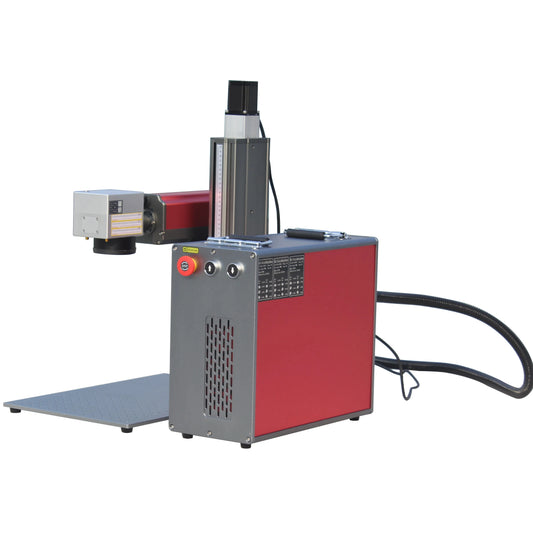 Portable small fiber laser 20w 30w 50w 100w Max Raycus JPT cnc desktop  fiber laser marking machine price for metal sale