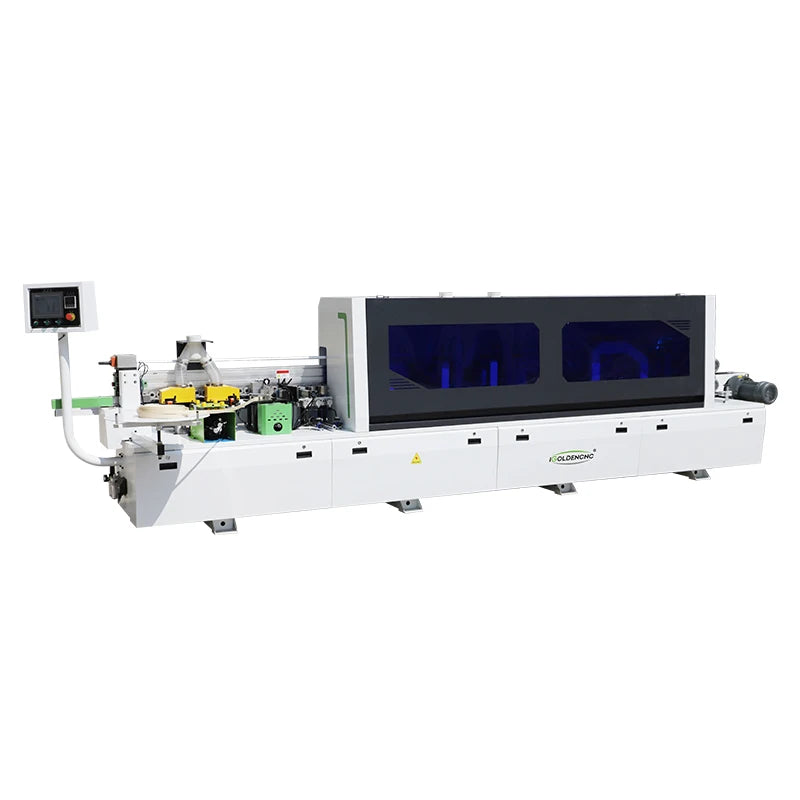 Automatic 8 Function PVC MDF Wood Edge Banding Machine Pre-milling Corner Trimming Grooving Edge Bander Machinery