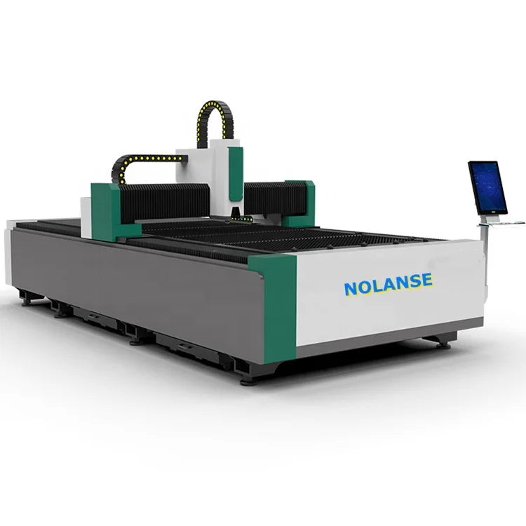 NOLANSE 1000w 1500w 2kw Fiber Lazer cutter CNC Fiber Laser Cutting Machine For CS Stainless Steel Metal For Sale