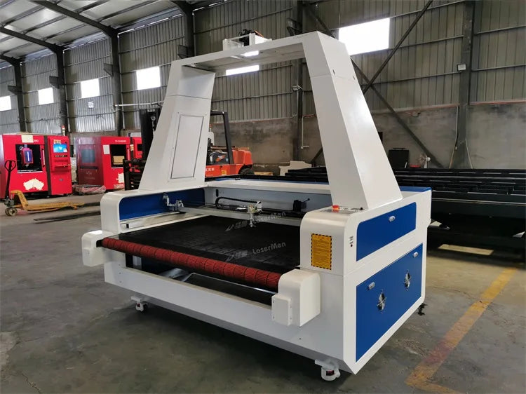 LaserMen sportswear cutting machine 150w 180w 300w customizable CO2 fabric cutting machine 1.6m*1m