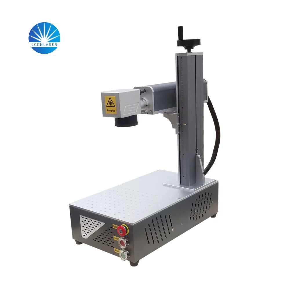 MAX/RAYCUS desk type 20/30/50W fiber laser marking machine for phone case