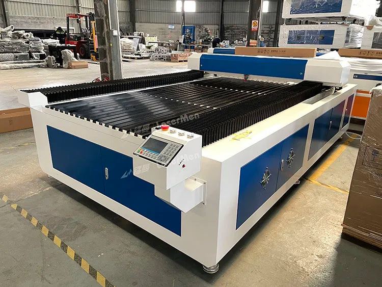 Large size 1300*2500mm CO2 laser engraving cutting machine with water chiller extractor