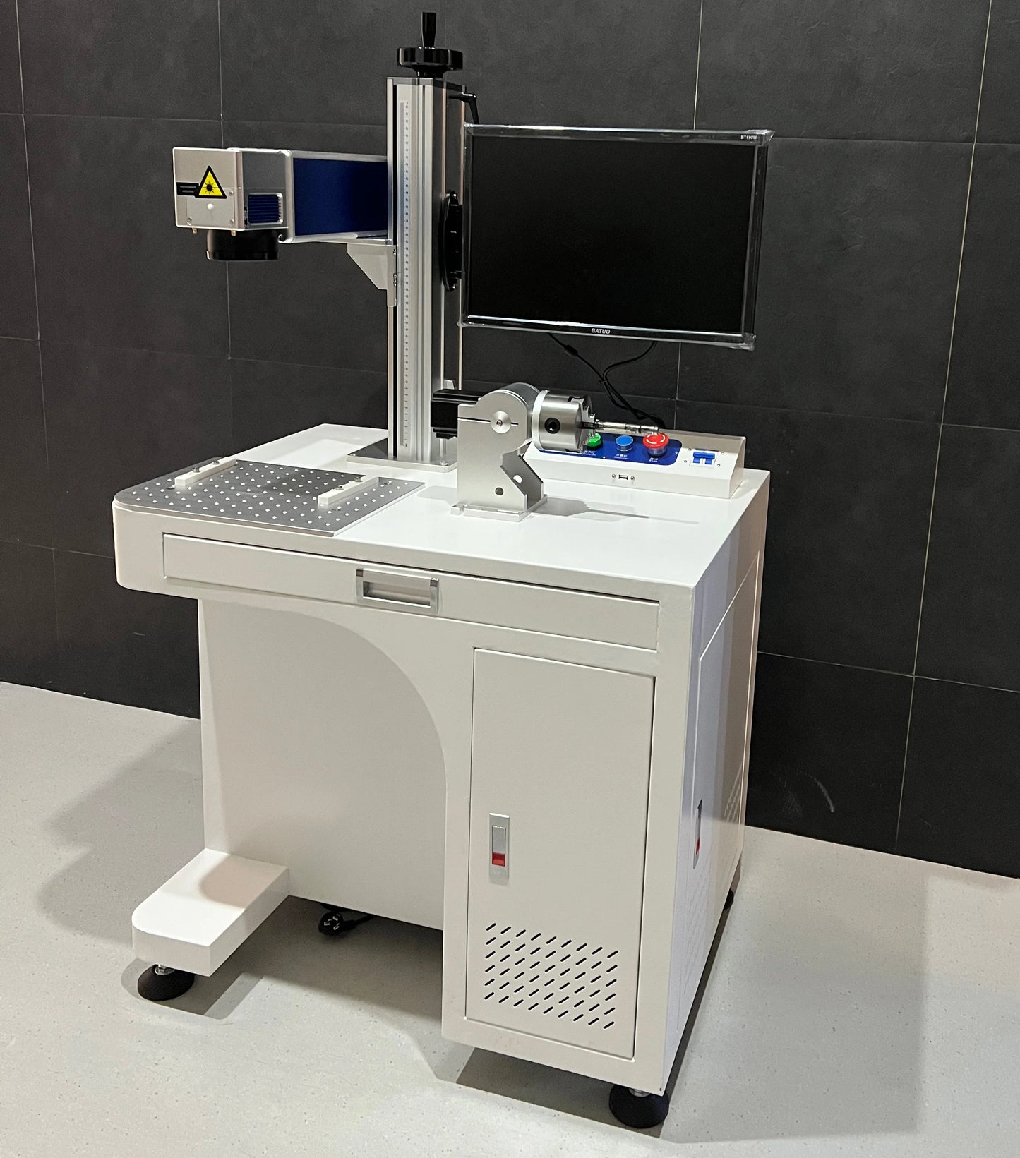 20w 30w 50w Fiber Laser Marking Machine Printing Machine for Metal with Rotary Lazer Logo Engraving Machine