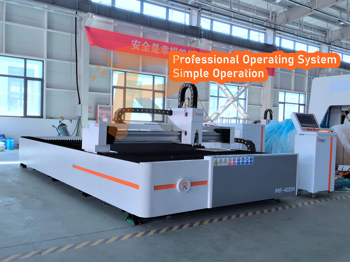 PRATT CNC Laser Cutting Machine High Speed 3KW 6KW  Laser Cutting Machine For Sheet Metal for 20mm Thickness