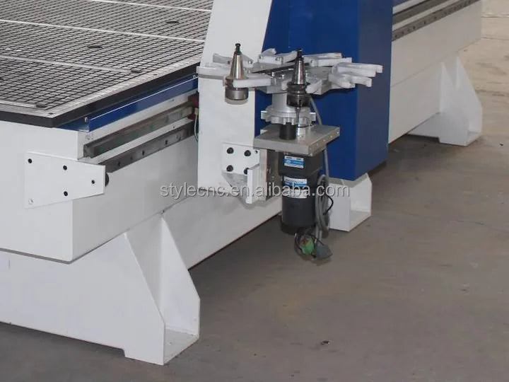 4 Axis cnc router machine with swing spindle