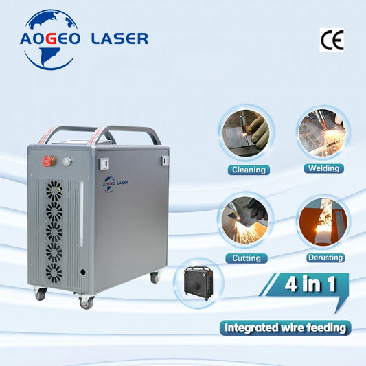 2023 AOGEO Laser Welding Machine Price for Metal 4 In 1 1000w 1500w Welding Cleaning Cutting Machine 2000w 3000w Laser Welders