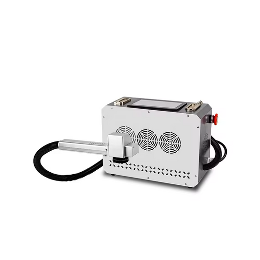 50W 100W 200W backpack laser cleaner rust paint metal weld seam wall laser cleaning machine