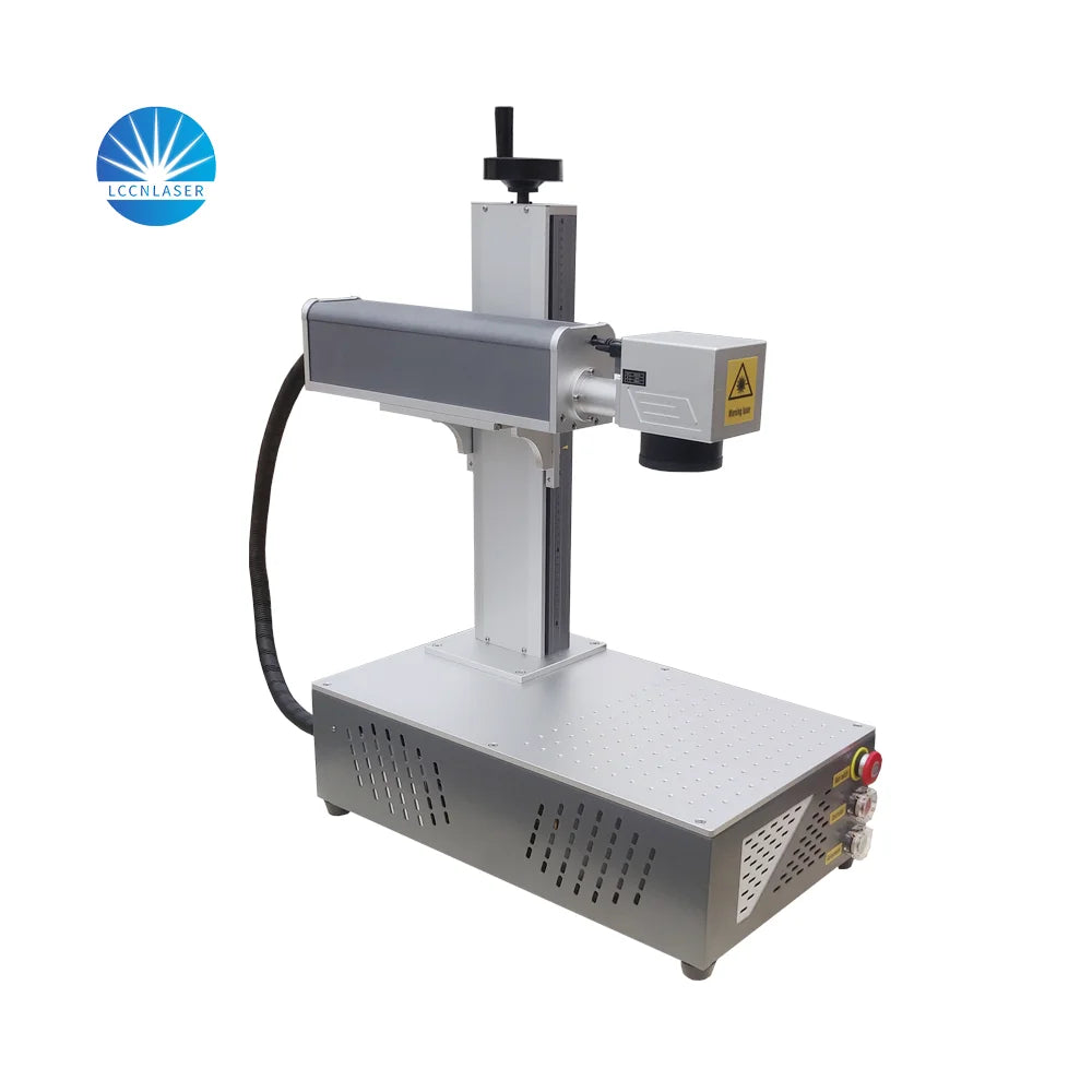 MAX/RAYCUS desk type 20/30/50W fiber laser marking machine for phone case