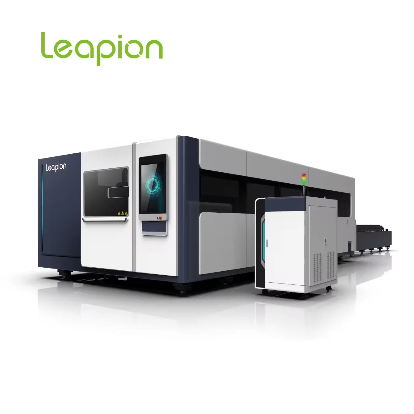 Leapion 3 kw Laser Cutting Machine Exchange Table With Big Cover 4020 Laser Cutting Machine Metal