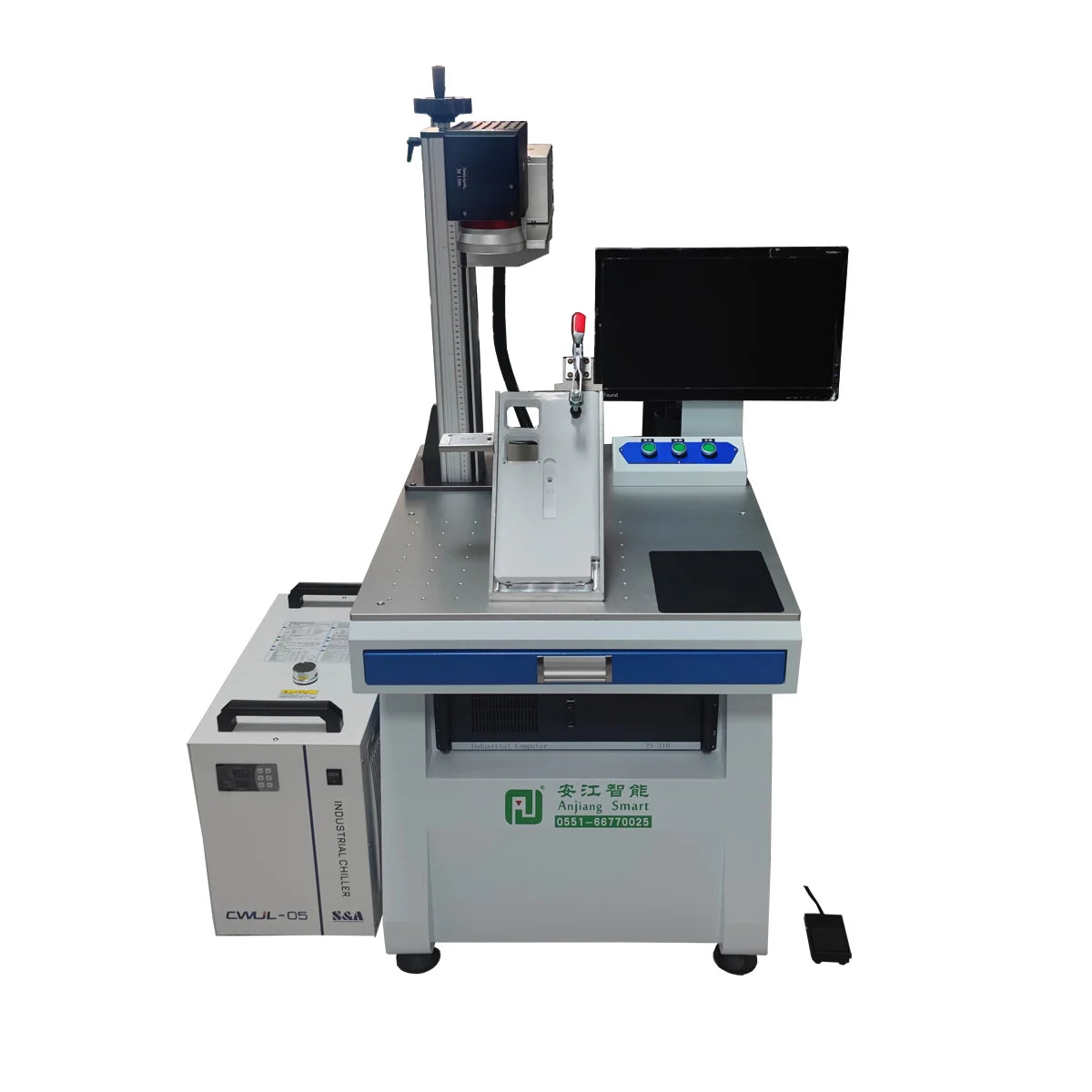 High Productivity UV Laser Marking Machine 5W 10W UV Laser For Wood and Glass Engraving