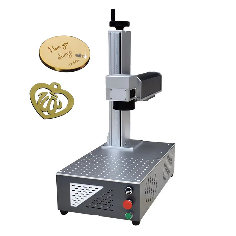 SWT fiber laser desktop 20w 30w 50w 100w Folding Fiber Laser Marking Machine For Metal Marking