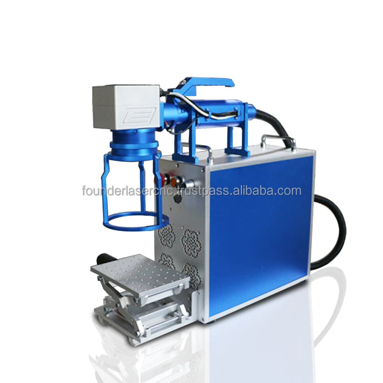 Handheld 20w 30w 50w  Fiber laser marking machine for Metal and Plastic laser marker hand printer