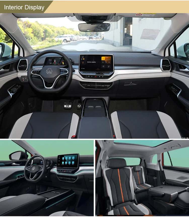 VW ID.6 Crozz pure electric car 2022 hot sale new energy vehicles max speed 160km/h ID. 6 Crozz used car