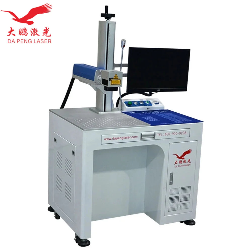 50W Fiber Laser Marking Machine 30W Raycus QB MAX JPT MOPA Laser Source Engraver for Metal Gold Silver Copper Stainless Steel