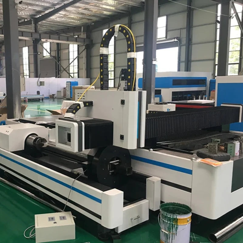 Laser Cutting Machine Fast Cutting Stainless Steel New Fiber Laser Cutting Tube Metal Materials Sheet Metal and Tube 4-axis