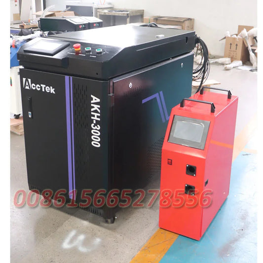 Laser Welder 3000W Dual Wire Wider Bead Stronger Cladding Surfacing Welds Fast Weld Laser Machines 8mm Steel Fully Weld One Time