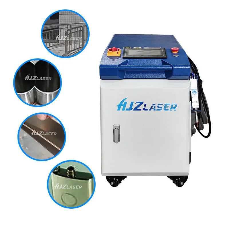 Portable Fiber Laser Welder 1000w 1500w 2000w steel Handheld Laser Welding Machine with Wire Feeder Small Size Water Cooling