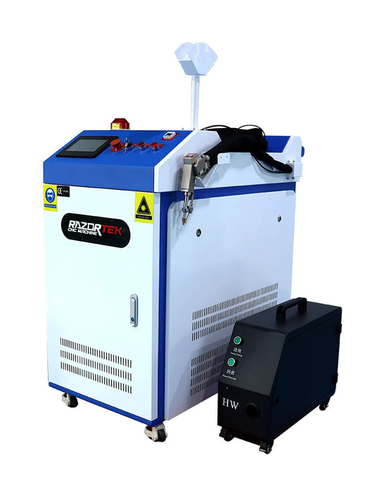 Razortek Hanwei 3in1 1500w 2000w 3000w fiber laser cleaning welding machine